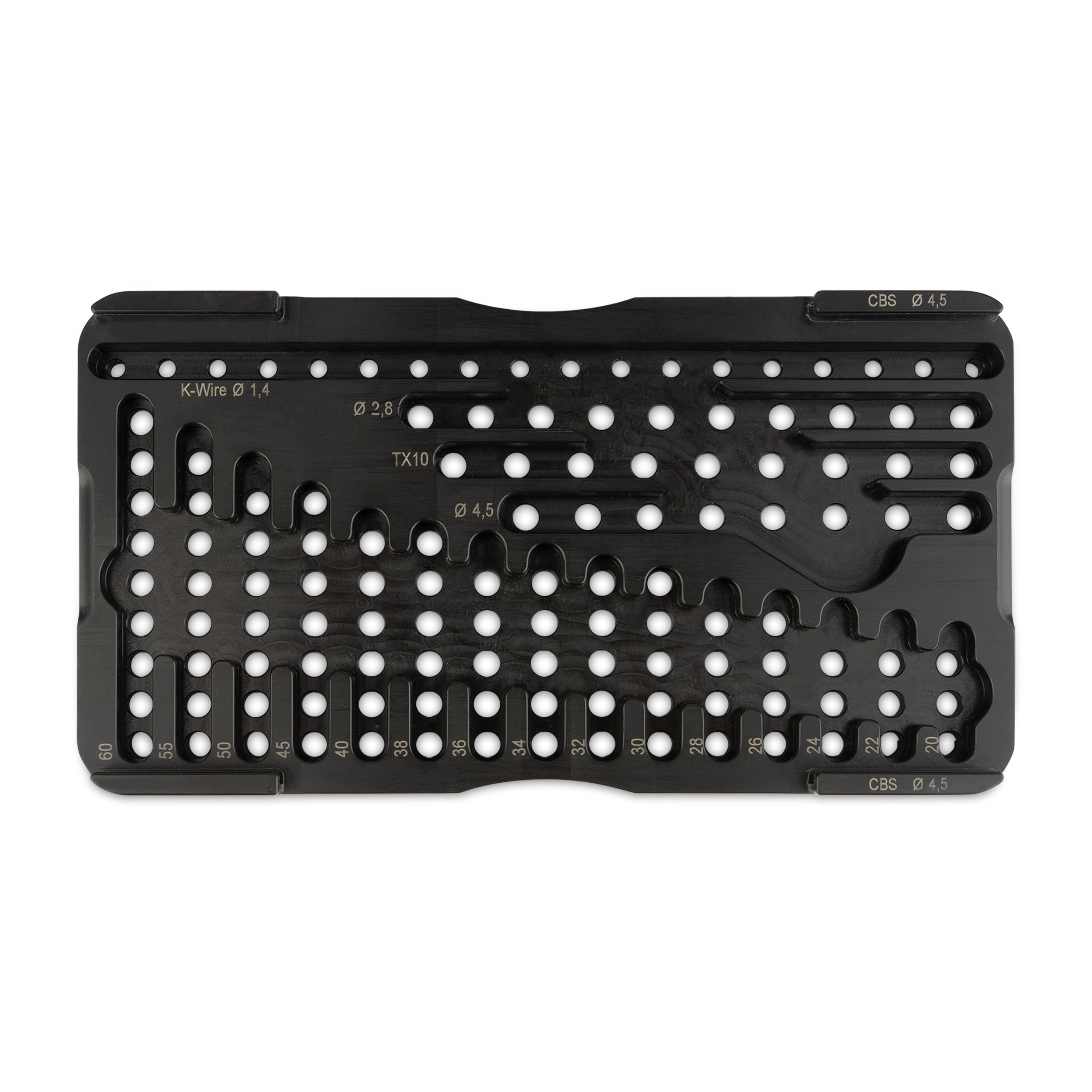 [DK]Skruebakke til CBS system, små hunde, front